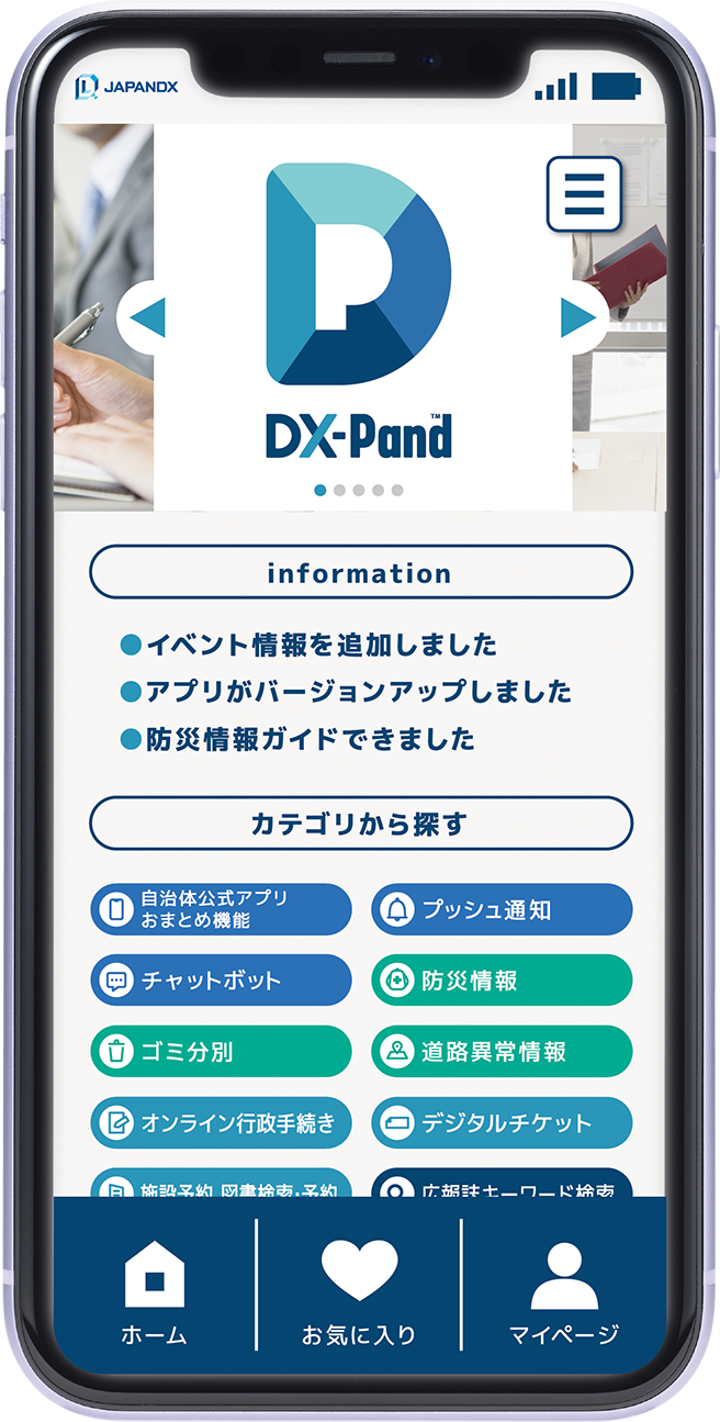 DX-Pand™ 画面イメージ