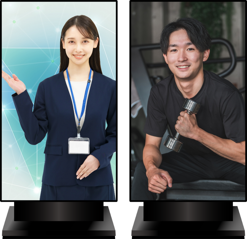 AIソリューション デジタルサイネージ